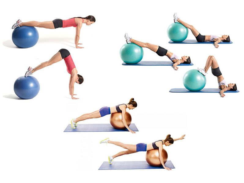 For the treatment of osteochondrosis of the spine, exercises from the complex of exercise therapy are performed. 